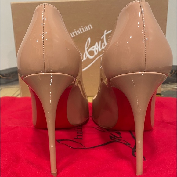 Christian Louboutin Pigalle Follies 100 Patent Leather Pumps - Picture 12 of 15